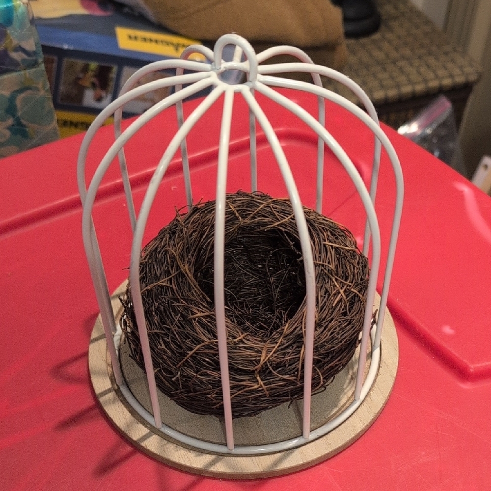 Bird cage decor